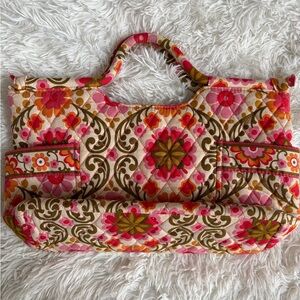 Retired Vera Bradley Folkloric Purse Bag Tote Handbag